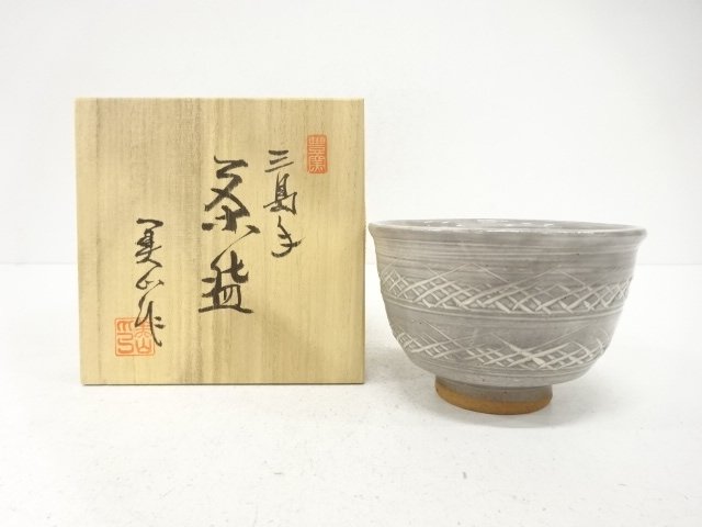 JAPANESE TEA CEREMONY / TEA BOWL CHAWAN / MISHIMADE